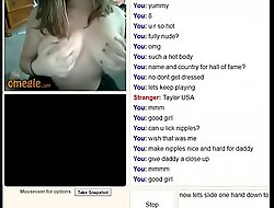 Busty Teen Plays Omegle Game