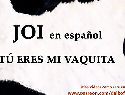 Tú eres mi vaquita personal. Audio JOI con voz española.