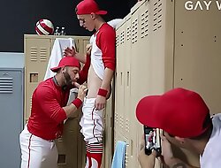 GAYWIRE - Tristan Hunter Gets Fucked In The Locker Room By Coach Eddy Ceetee